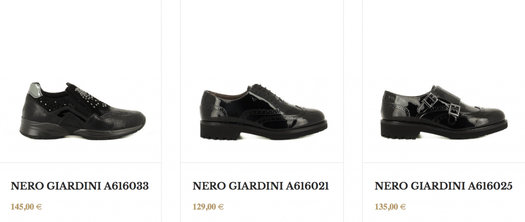 zapatos nero giardini