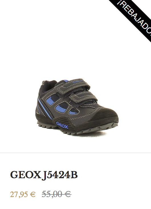 comprar zapatillas geox niño