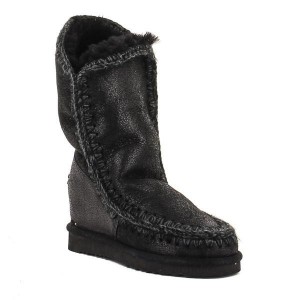 botas mou eskimo tall negras